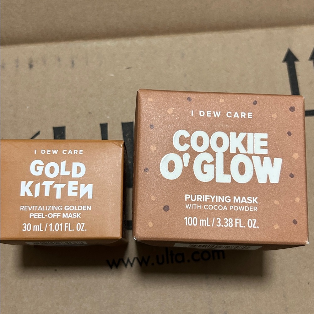 I Dew Care Gold Kitten Revitalizing Golden Peel-Off Mask/NEW